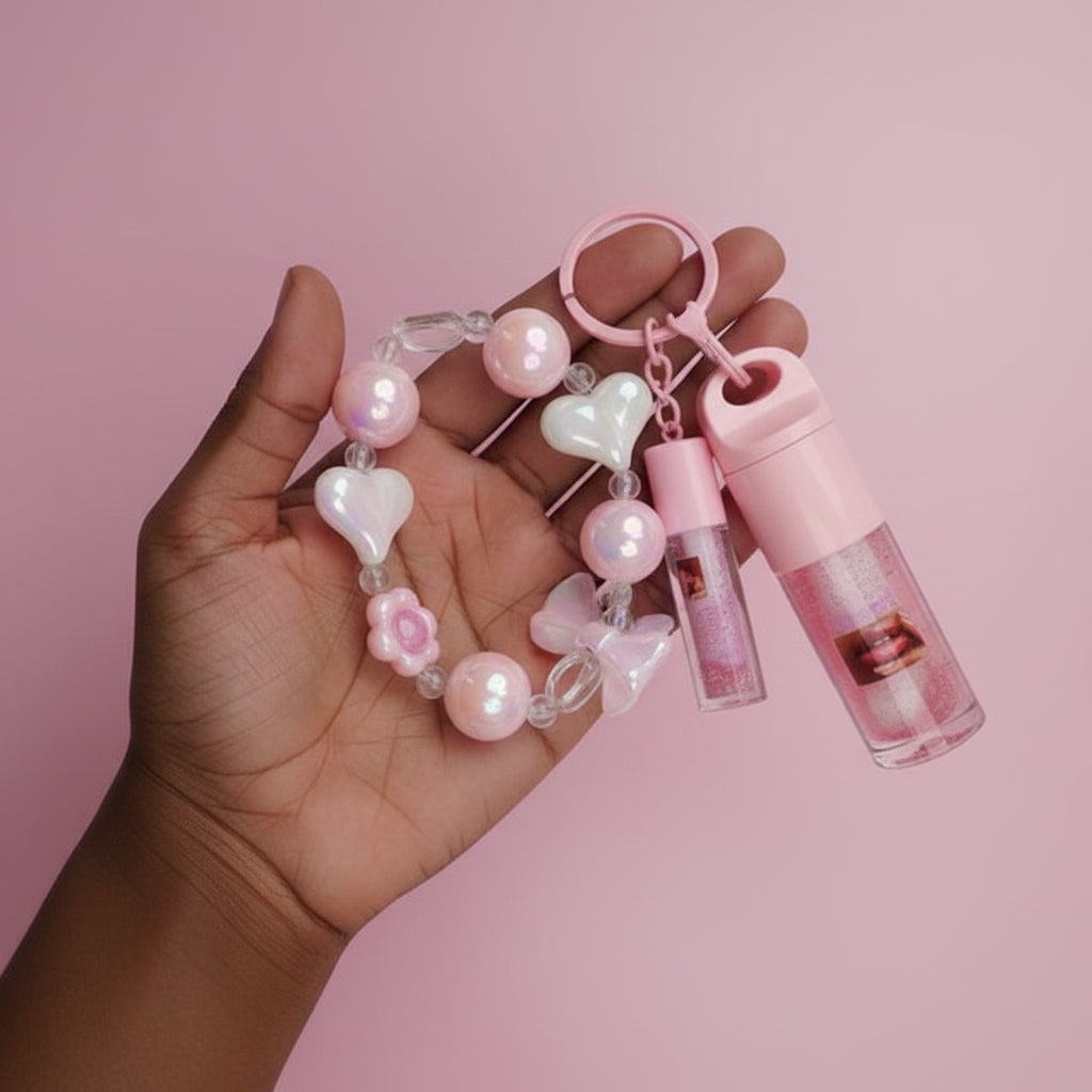 LIP GLOSS DUO KEYCHAIN