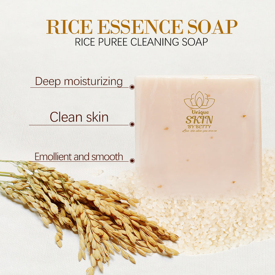 RICE MOISTURISING GLOW SET OF 9 (BY UNIQUE SKIN BY BETTY)