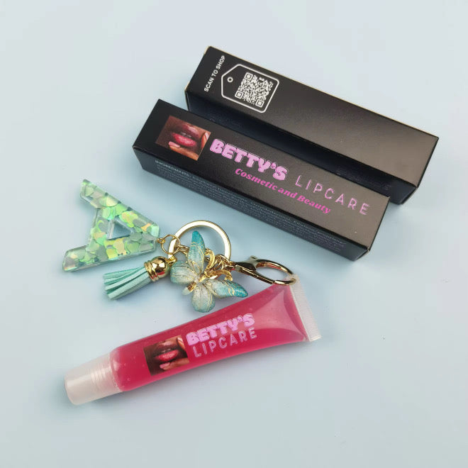 LIP GLOSS WITH KEY RING