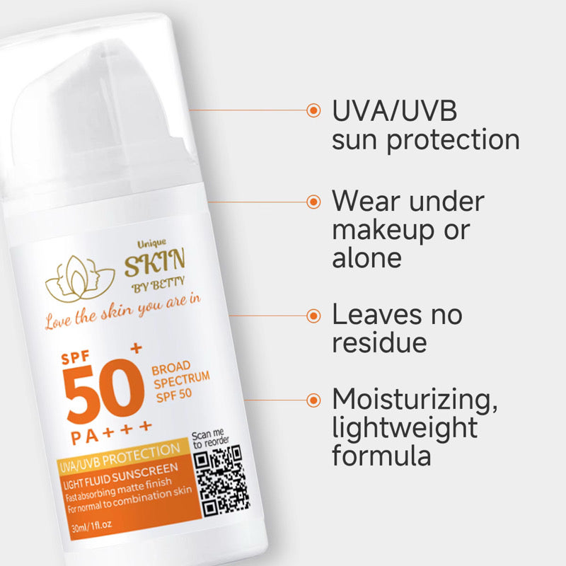 SPF50+ By Unique Skin By Betty