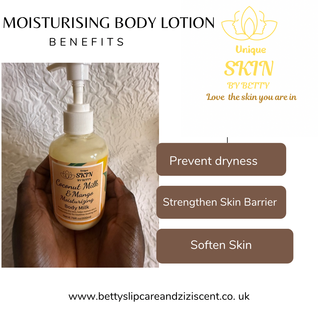 UNIQUE SKIN MOISTURISING BODY CARE BUNDLE ( Coconut and mango blend)