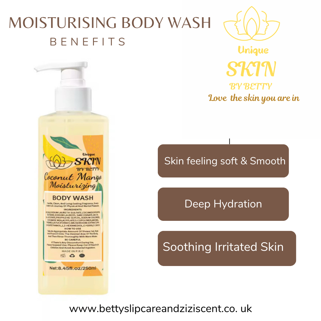 UNIQUE SKIN MOISTURISING BODY CARE BUNDLE ( Coconut and mango blend)