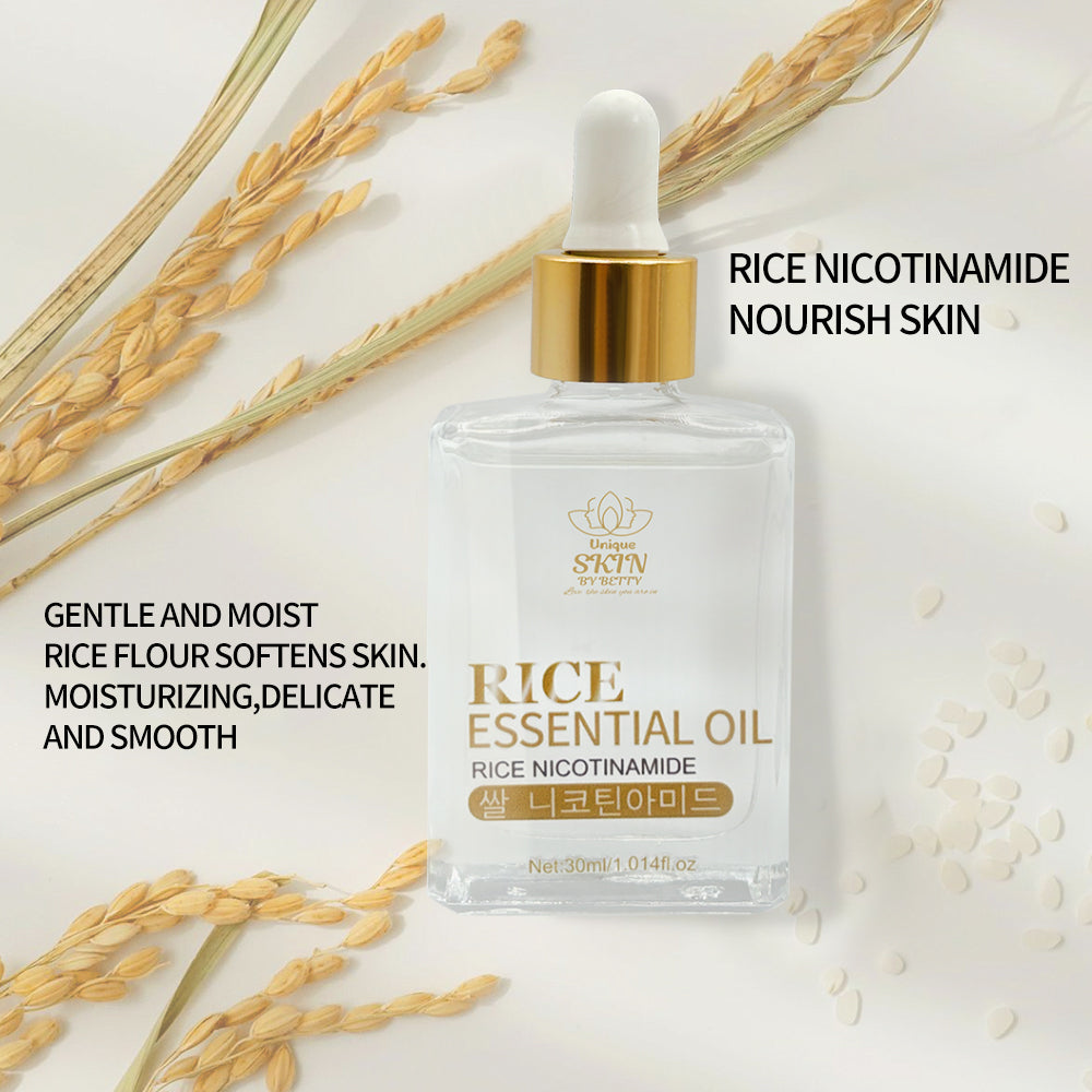 RICE MOISTURISING GLOW SET OF 9 (BY UNIQUE SKIN BY BETTY)