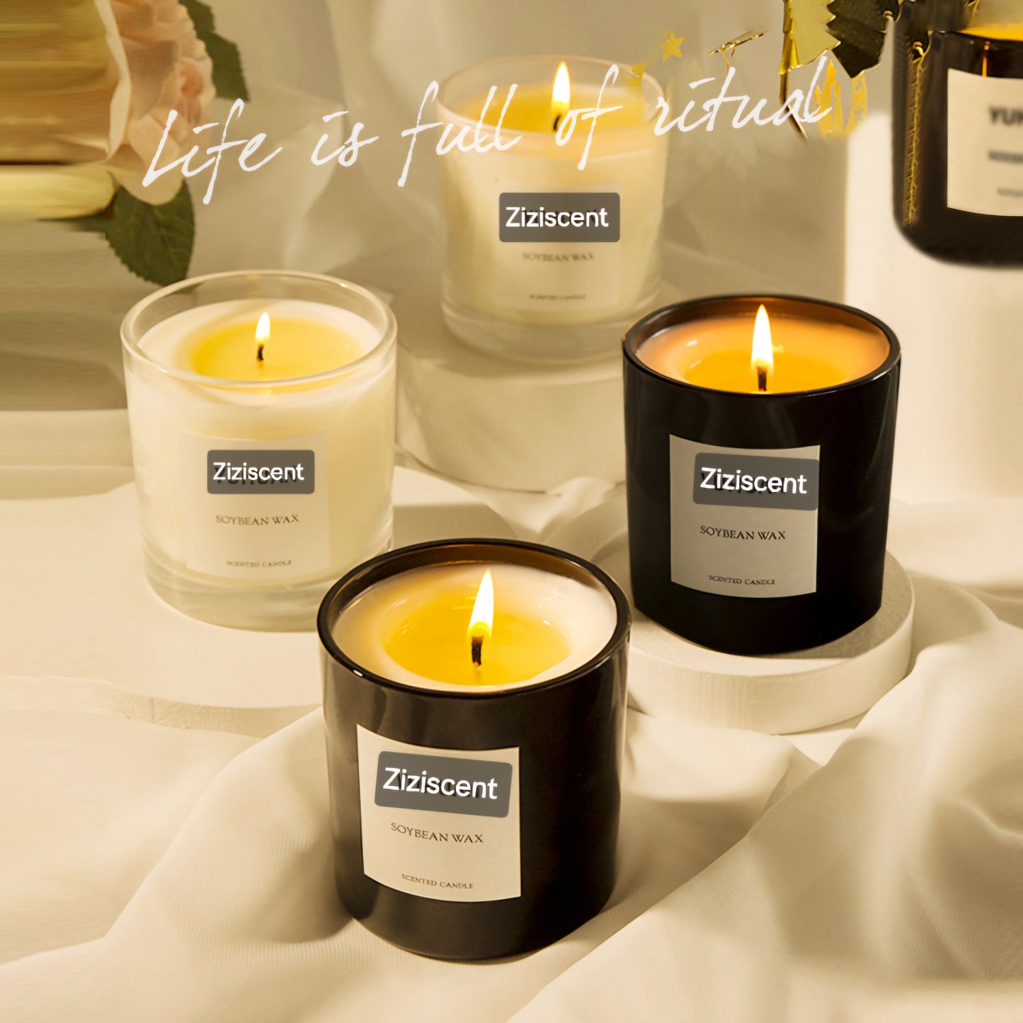 ZIZI'S SCENT LUXURY SCENTED SOY WAX FRAGRANCE AROMA CANDLES