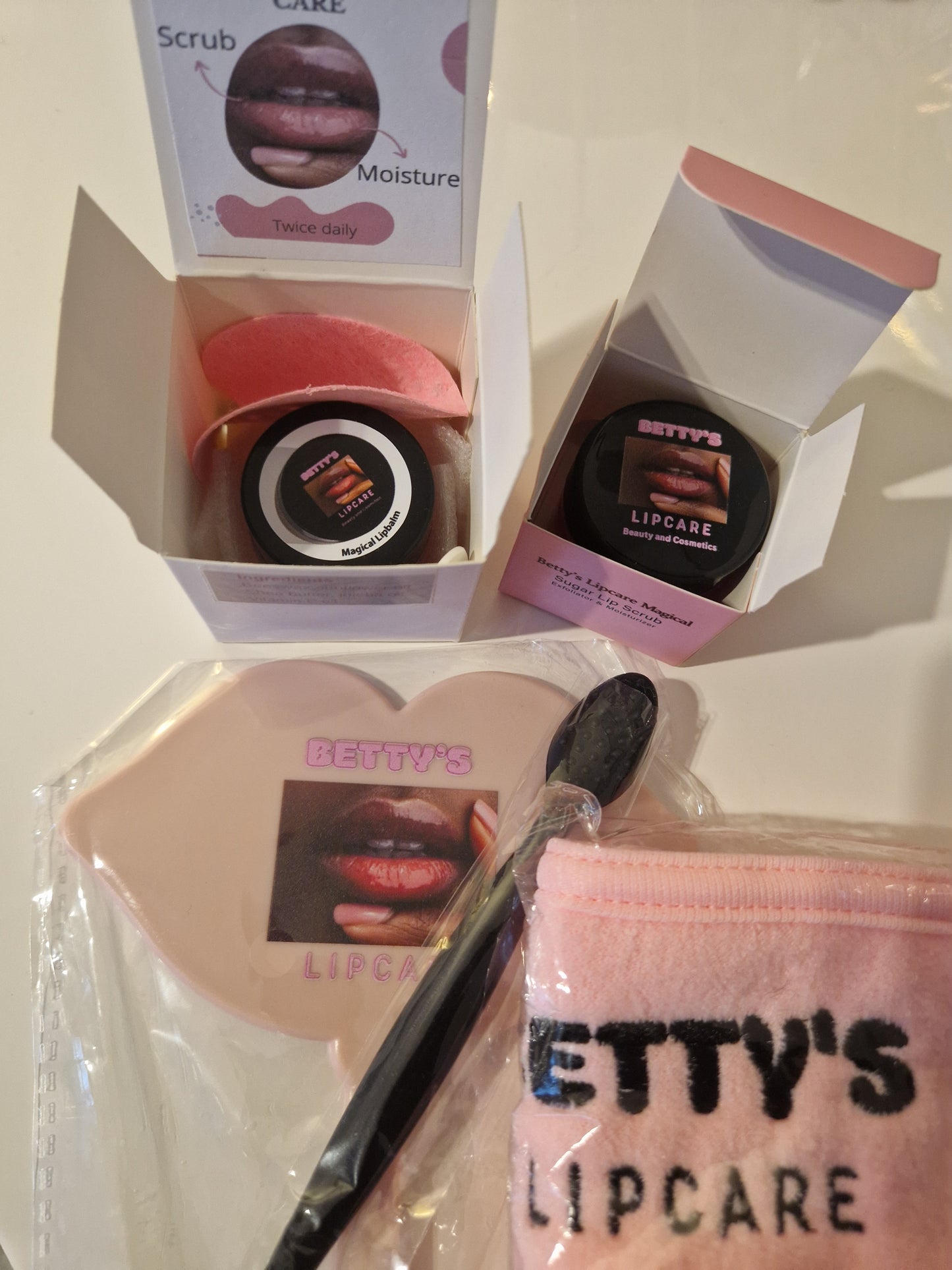 HOME MADE LIP SCRUB WITH LIP BALM SET