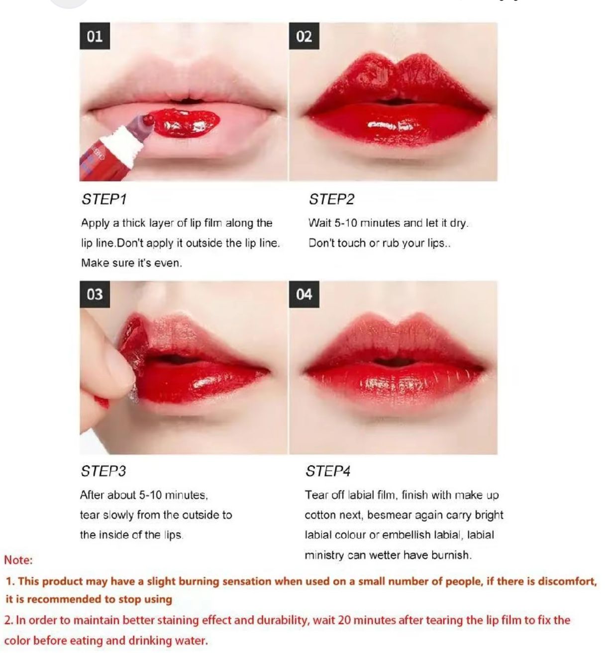 MAGIC LIPSTICK PEEL OFF LIQUID TATTOO