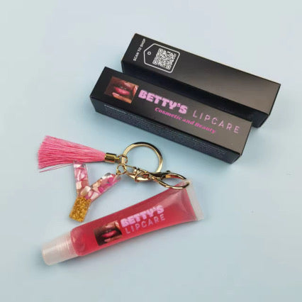 LIP GLOSS WITH KEY RING