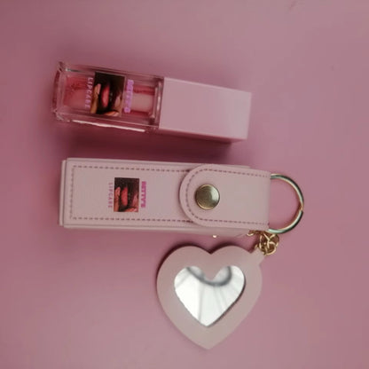LIP GLOSS WITH POCKET KEYCHAIN