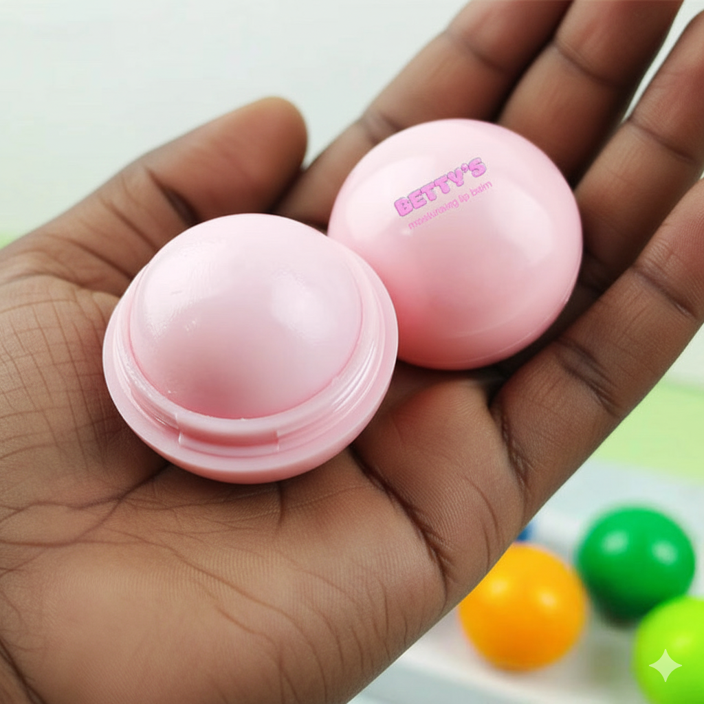 Ball Shape Moisturising Lip Balm By Bettyslipcare