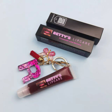 LIP GLOSS WITH KEY RING