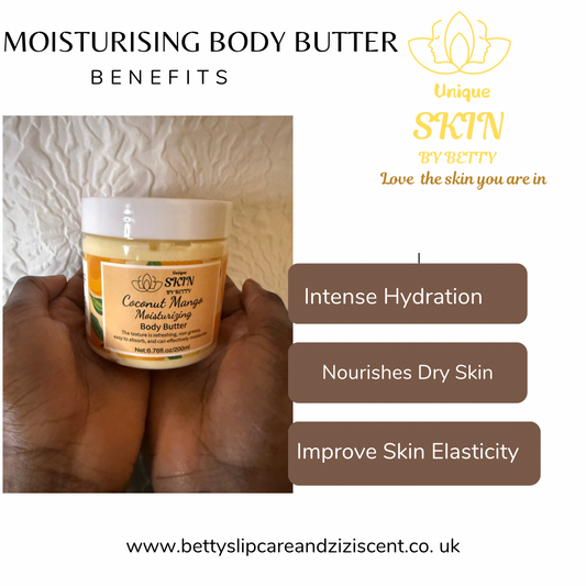 MOISTURISING COCONUT & MANGO BODY BUTTER 200ml