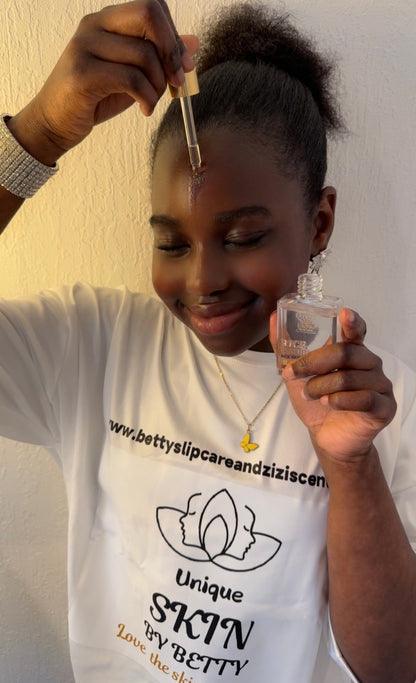 THE DAY GLOW SET OF (SIX) RICE SKINCARE BY UNIQUE SKIN BY BETTY