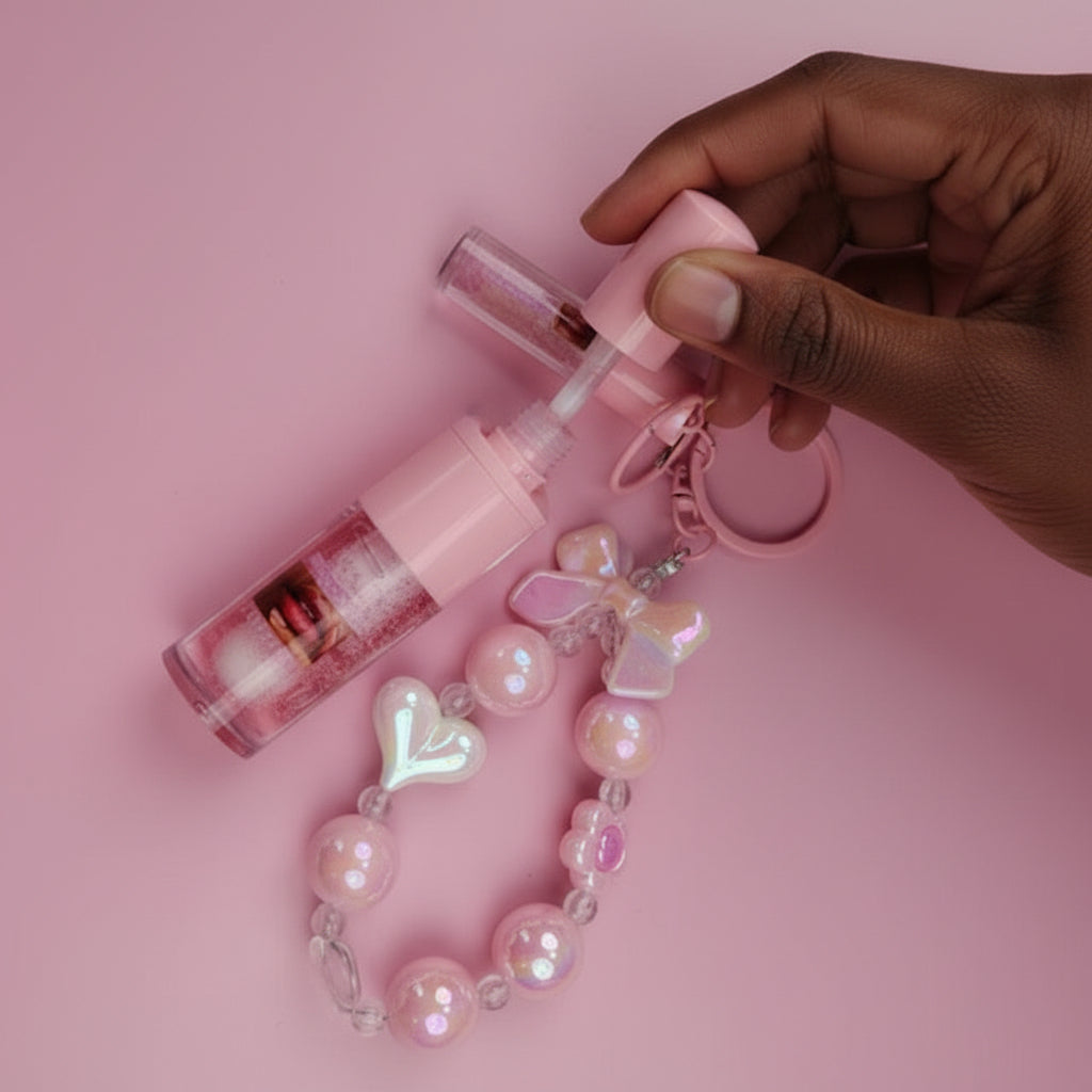 LIP GLOSS DUO KEYCHAIN