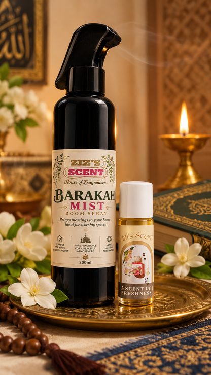 Ziz’s Scent | Barakah Mist & OUD oil Set For Worship