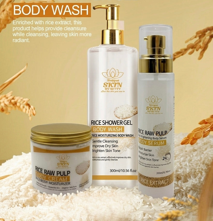 RICE BODY CARE TRIO SET ( 3 Products)